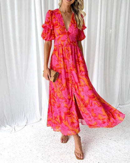 Sunset Bloom Dress