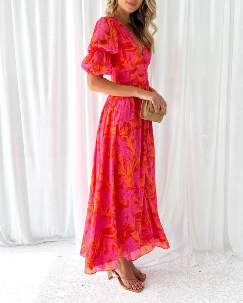 Sunset Bloom Dress
